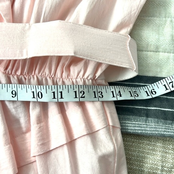 VTG Phoebe, 100% cotton, size 13/14 or Large,Belted,Slimming Waist,Shoulder Pads - Picture 8 of 9